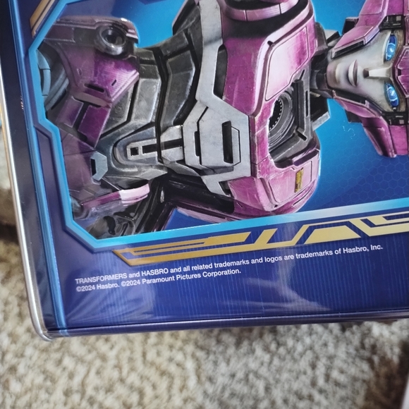 New Cinemark Popcorn Bucket Tin Transformers One - Picture 6 of 15